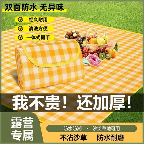 野餐垫防潮垫加厚春游野餐户外用品便携防水野炊郊游帐篷垫露营垫
