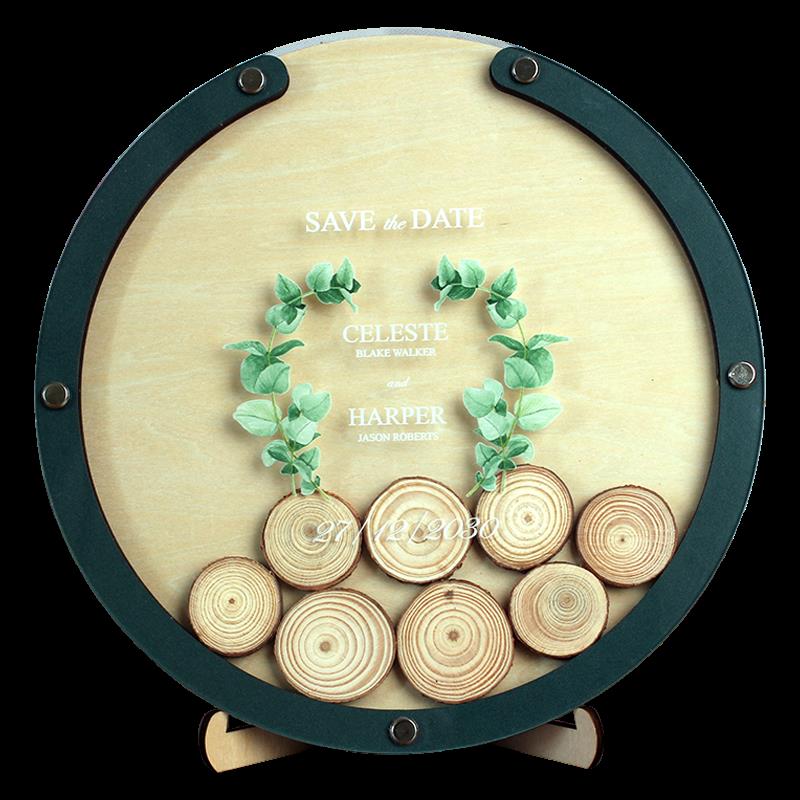 绿色森系创意户外草坪结婚礼庆迎宾牌水牌桌卡桌牌签到板相框定制