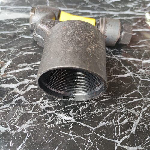 YT28凿岩机配件架体总成气腿弯头锁紧套母适用天水耿力开山型号全