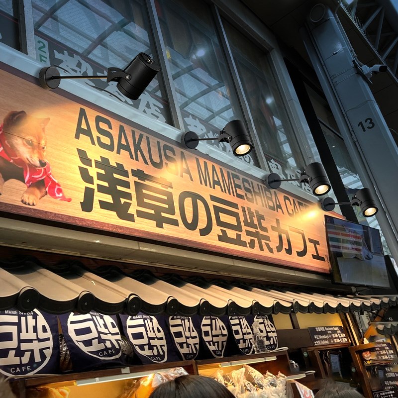 户外射灯防水壁灯店铺门口招牌灯室外投光灯广告招牌匾门牌洗墙灯