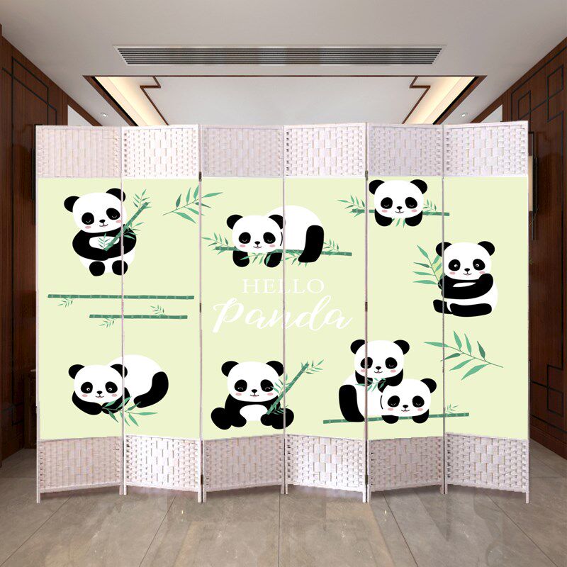 新款简易屏风隔断客厅卧室可折叠移动推拉挡床板入户玄关遮挡家用
