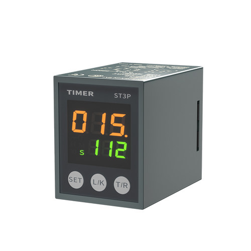 循环通电延迟时间继电器220V24V数字式st3pAH3-3/2小型数显控制器