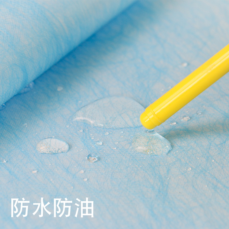 一次性床单美容院防水防油按摩床推拿床垫单加厚中单蓝色粉色隔水