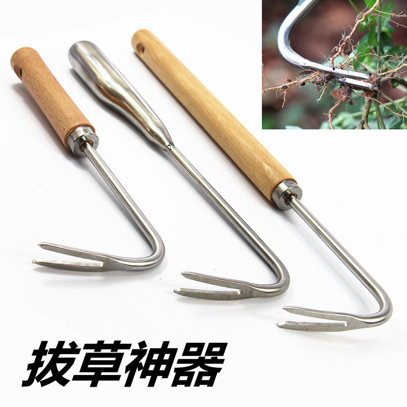 拔草神器不锈钢锄草除草工具多用加厚取根新款连根拔起挖野菜铲子