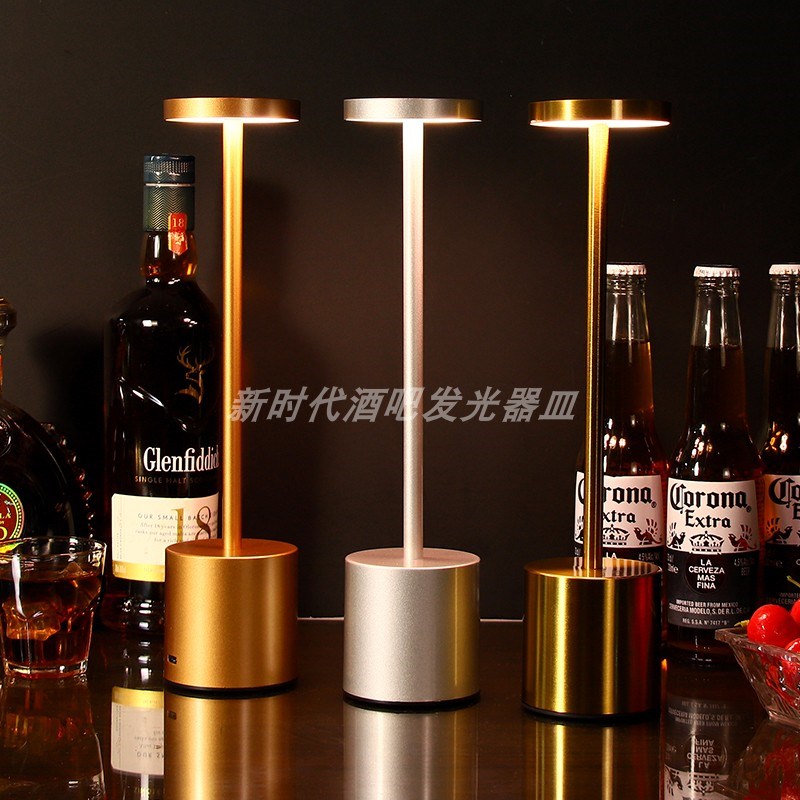 复古创意卧室床头灯餐厅酒吧桌灯户外餐桌露营氛围灯触摸充电台灯
