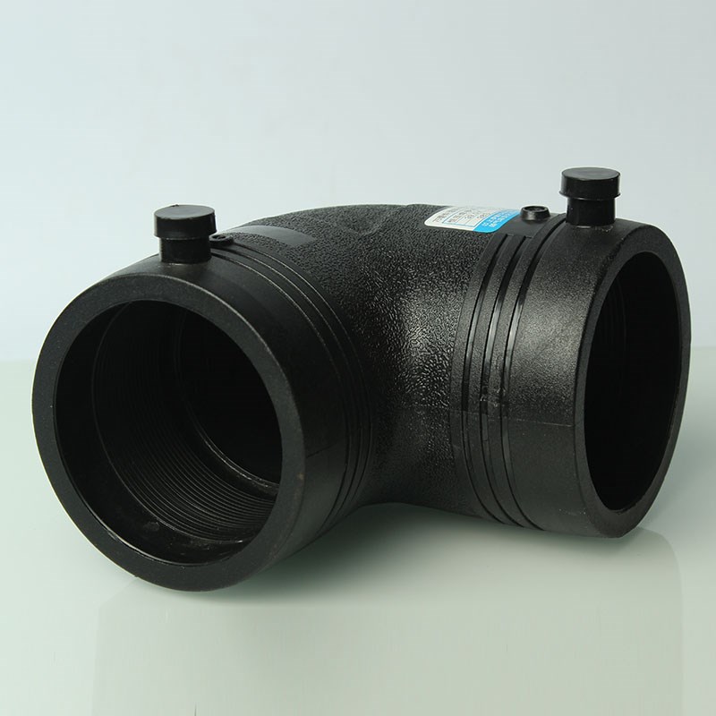 PE电熔管件钢丝网骨架复合管配件电熔接头异径变径三通 T200-T400