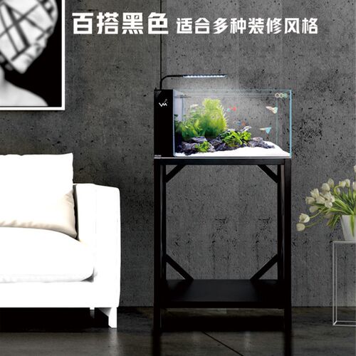 鱼缸支架新款工业风支架鱼缸底柜承重置物架客厅家用小型水族箱架