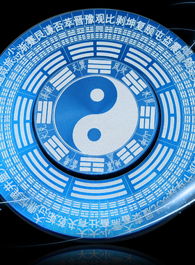 极尖陀卦太指八螺罗盘减压螺旋指尖罗盘64卦先天后天易经奇门摆件