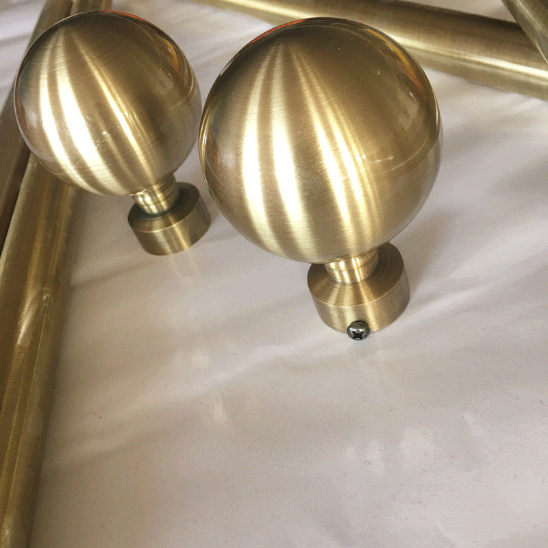 金属锦旗杆横杆古铜色杆头穗镀金旗头高档葫芦锦旗配件挂杆