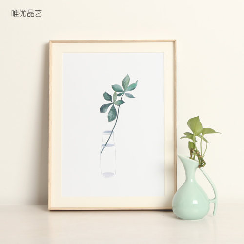 实木铝合金相框装饰画油画素描钻画海报4开8开装裱画框定做16寸