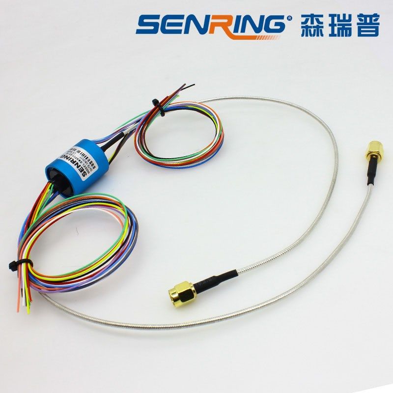 高清微波同轴射频旋转关节高频滑环RF射频旋转连接器线接头18GHz
