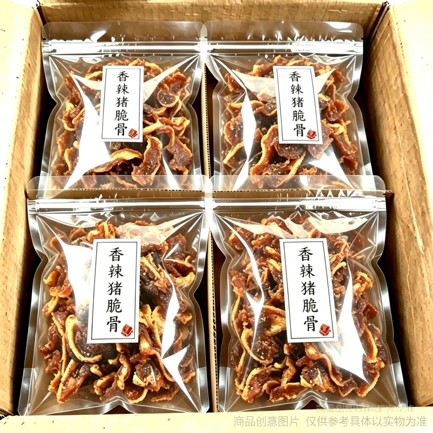 香辣孜然猪脆骨下酒零食解馋休闲