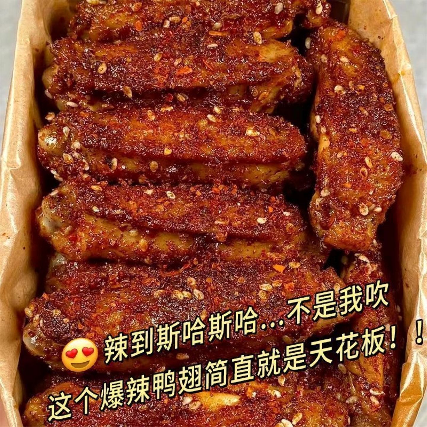 正宗湖南酱板鸭翅鸭货零食解馋
