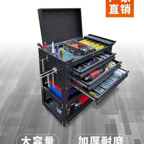 抽屉式工具车汽修车间零件工具柜重型手推车收纳柜收纳推车置物架