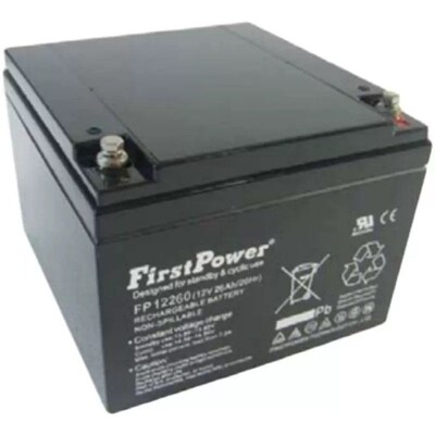 FirstPower一电蓄电池FP12260 12V26AH免维护消防主机直流屏UPS