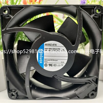 全新德国Ebm-papst风扇 4650Z-876 230V 12CM 12038 散热风扇
