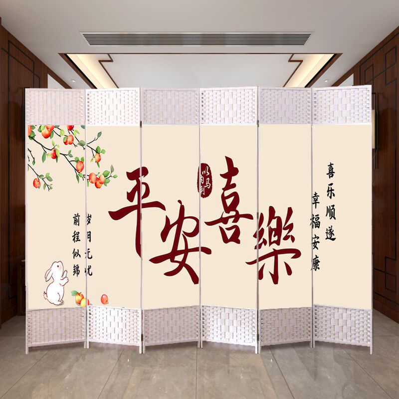 新款简易屏风隔断客厅卧室可折叠移动推拉挡床板入户玄关遮挡家用