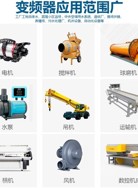 TGATL台工爱德利380V变频器三相4KW电机风机自动化通用矢量调速仪