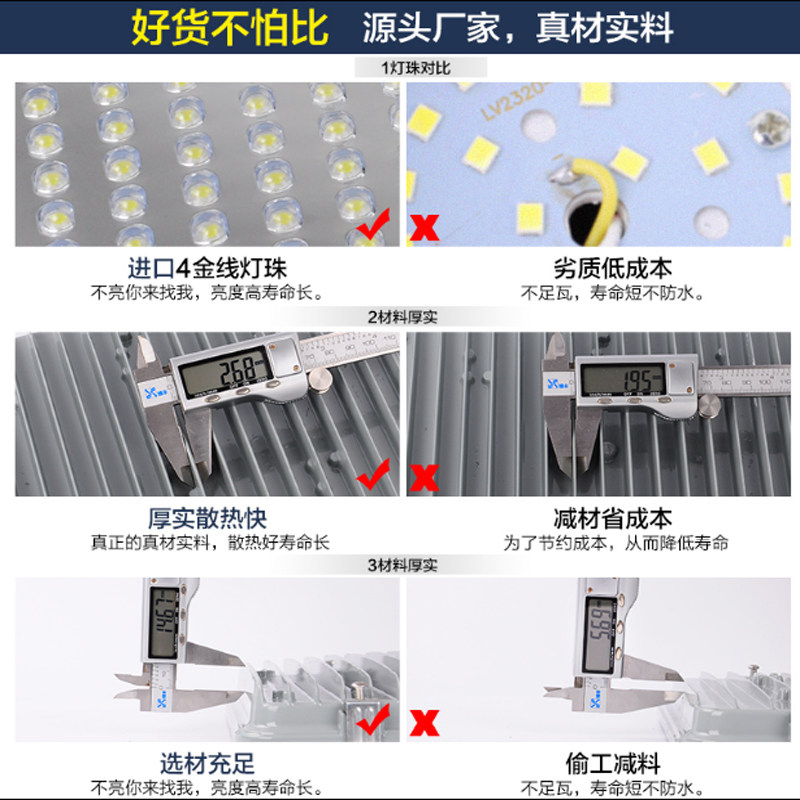 LED路灯头小区道路灯户外灯新农村吸墙电线杆防水led挑臂路灯全套