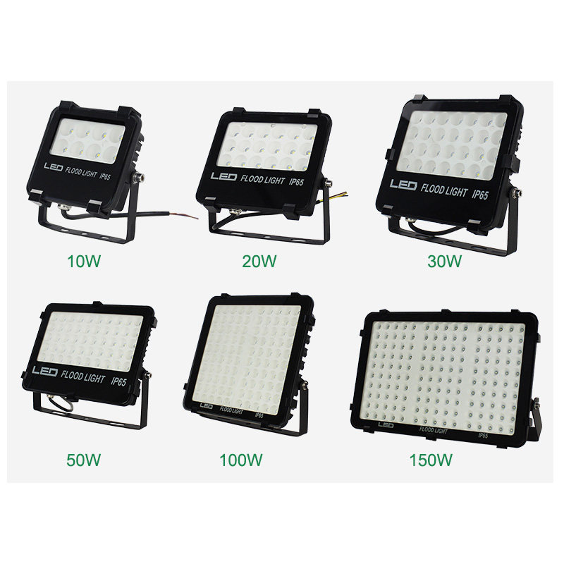 户外防海水LED投光灯足瓦50W100W150W广告车间景观补光射灯红黄绿