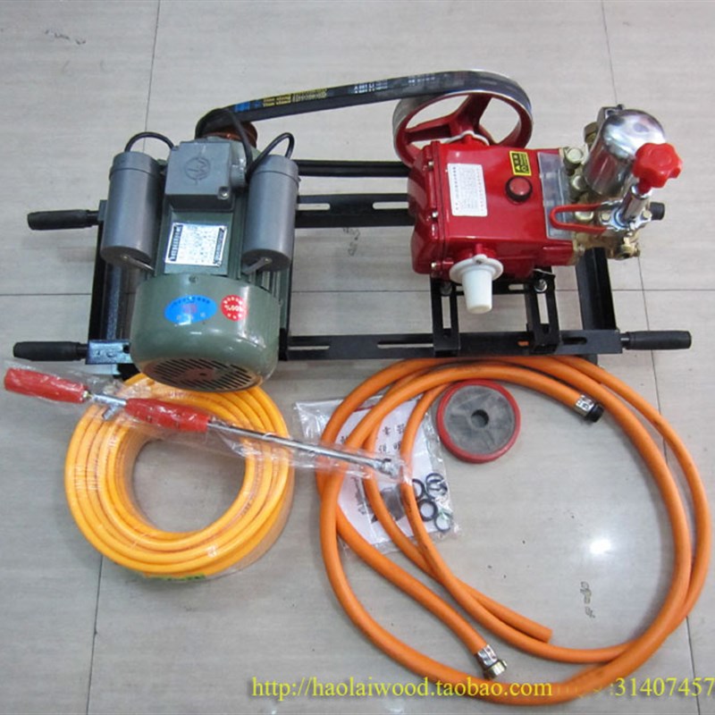 40型三缸柱塞泵配2.2KW铜线电动机担架式喷雾器 农用打药高压整套
