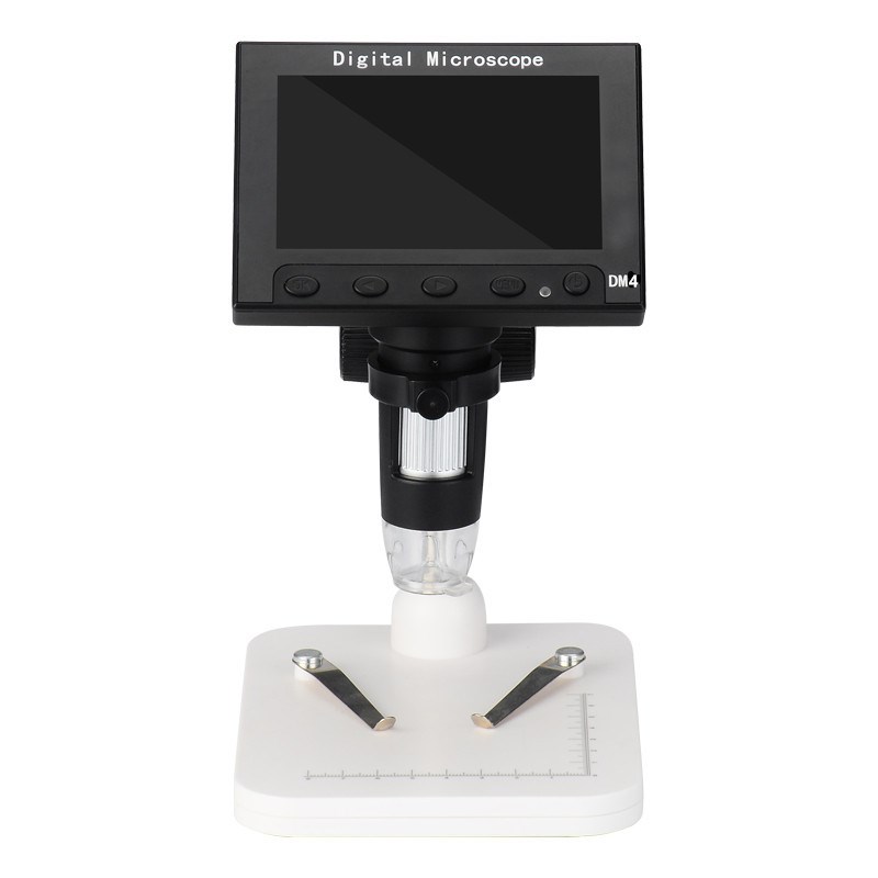 4.3寸带屏DM4电子显微镜带升降支架电路维修工具昆虫毛孔数码