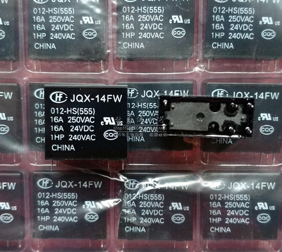 全新原装宏发HF继电器JQX-14FW-012-HS 12VDC 一组常开 6脚 16A