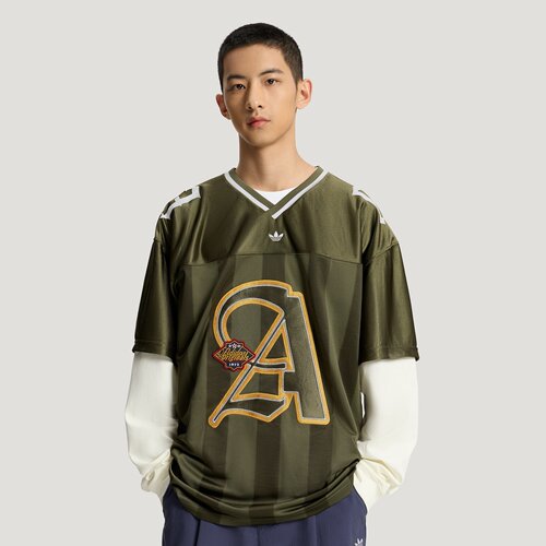 阿迪三叶草劲浪二合一运动长袖球服男款KS5329