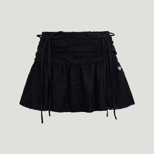 阿迪三叶草劲浪条纹运动速干透气休闲短裙女款KU4761