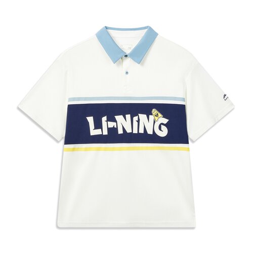 李宁（lining）男大童冰感舒适吸湿排汗宽松短袖POLO衫YPLW037-1