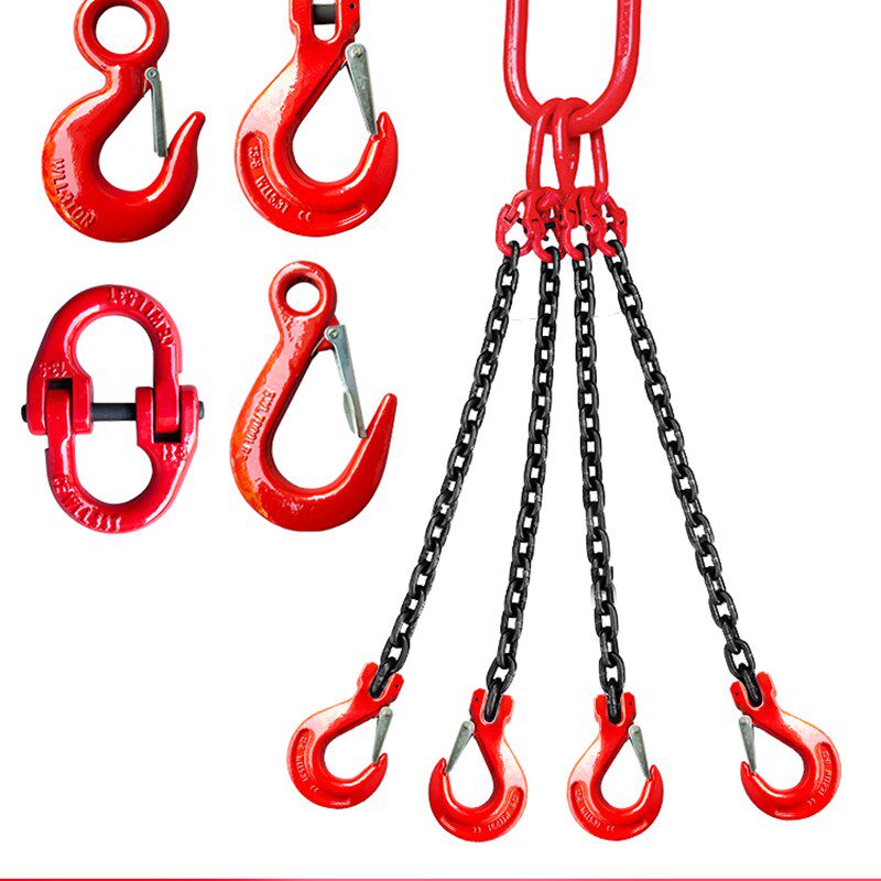 链条吊索具铁钩铁链起重模具吊装工具吊钩吊环羊角钩套装定制包邮