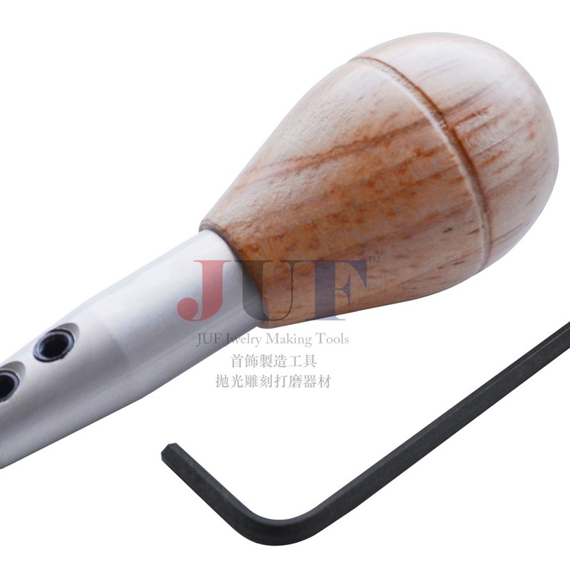 瑞士品牌Technique Asic 梨形快换铝制木柄铲刀柄 雕刻/镶嵌手柄