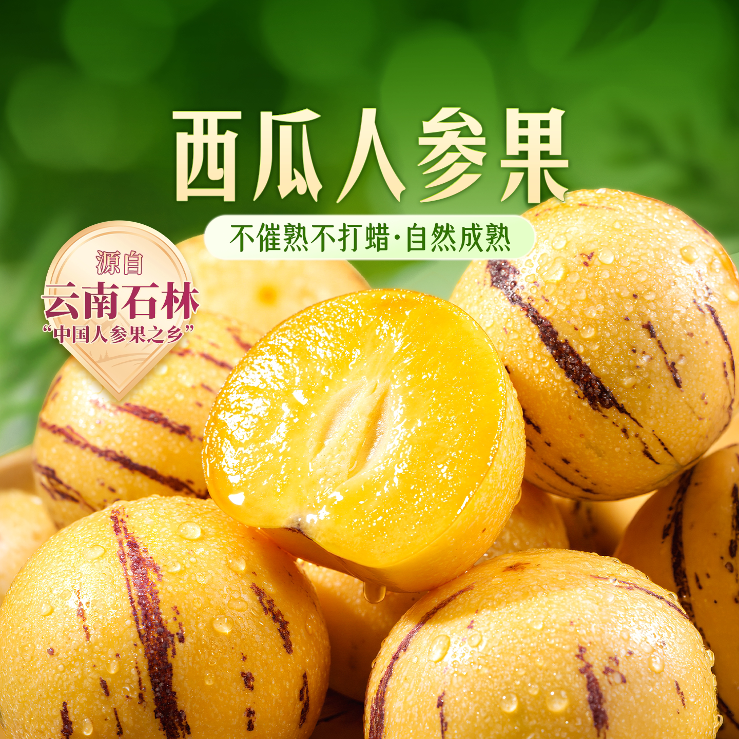 东方甄选西瓜人参果脆嫩多汁水润清甜爽口新鲜水果坏果包赔