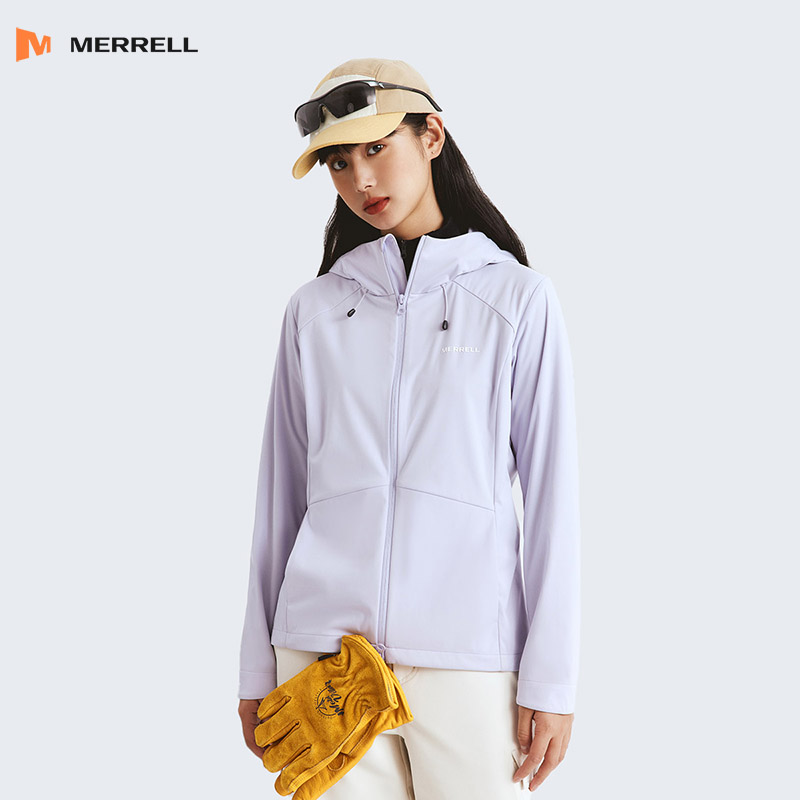 MERRELL迈乐情侣款软壳冲锋衣防风防水|男女户外运动登山徒步外套