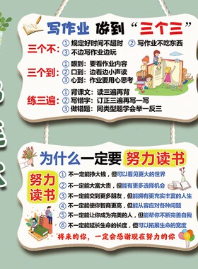 串联励志标语挂牌高考激励学生吊牌房间教室书桌鼓励学习提示创意