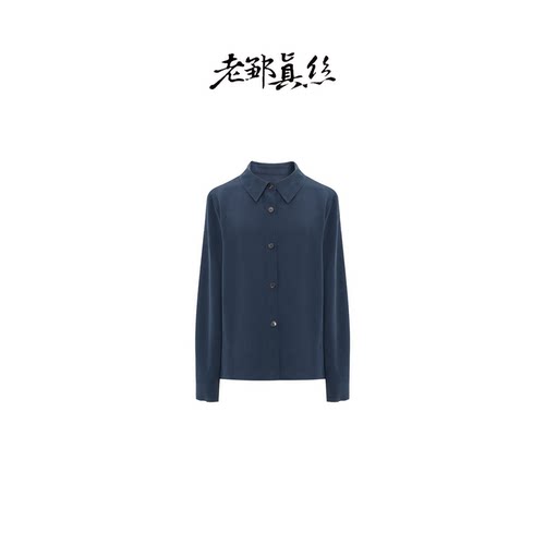 100%桑蚕丝23姆米女士长袖衬衫