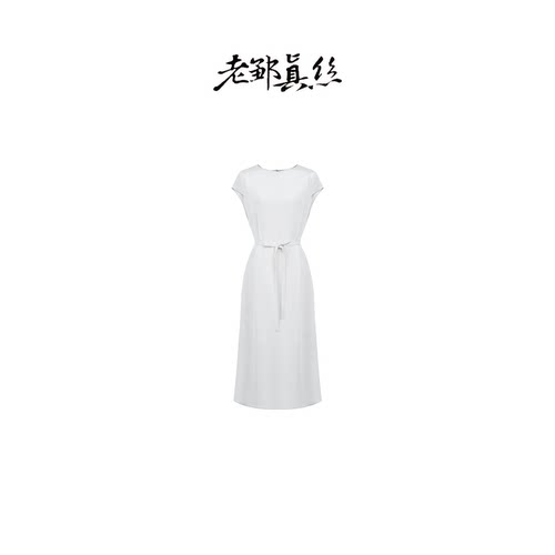 老邹真丝100%桑蚕丝时尚连衣裙
