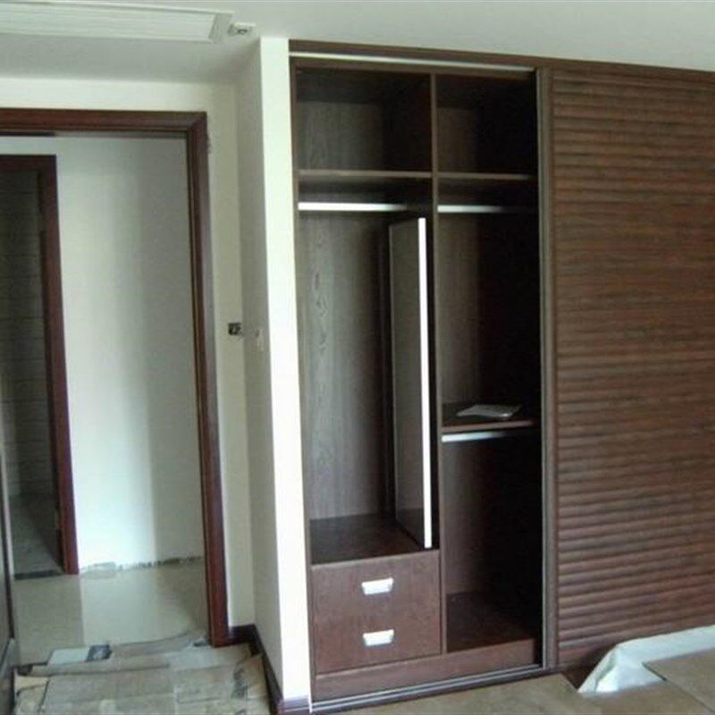 上海工厂定制兔宝宝组木衣柜移家整体衣帽间实和衣柜橱柜门具