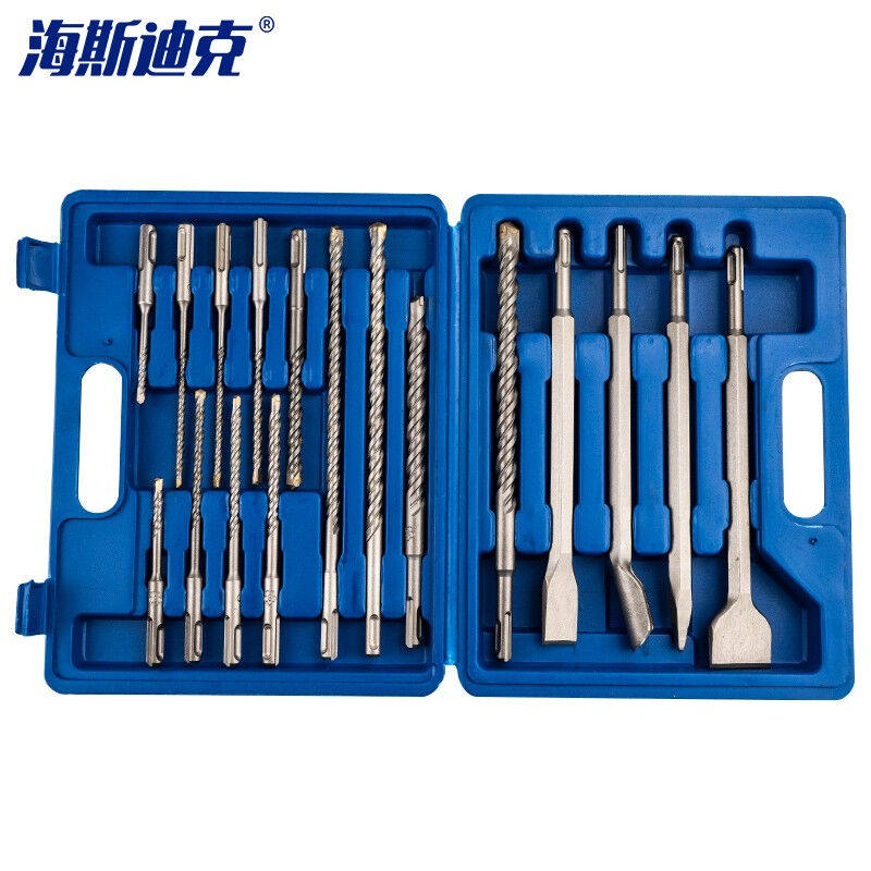 gnjz-70组5电锤钻钻头凿子冲击钻套装圆柄8合装圆柄电锤钻凿