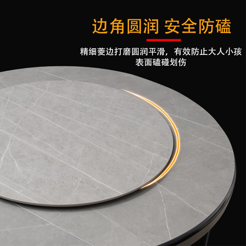岩板餐桌转盘吃饭桌子转盘直径80CM和90CM家用桌子转盘