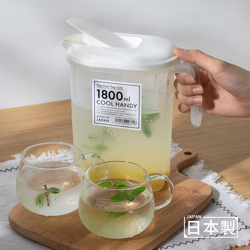 日本进口凉水壶塑料家用大容量耐高温凉开水冷泡瓶冰箱冷藏冷水壶