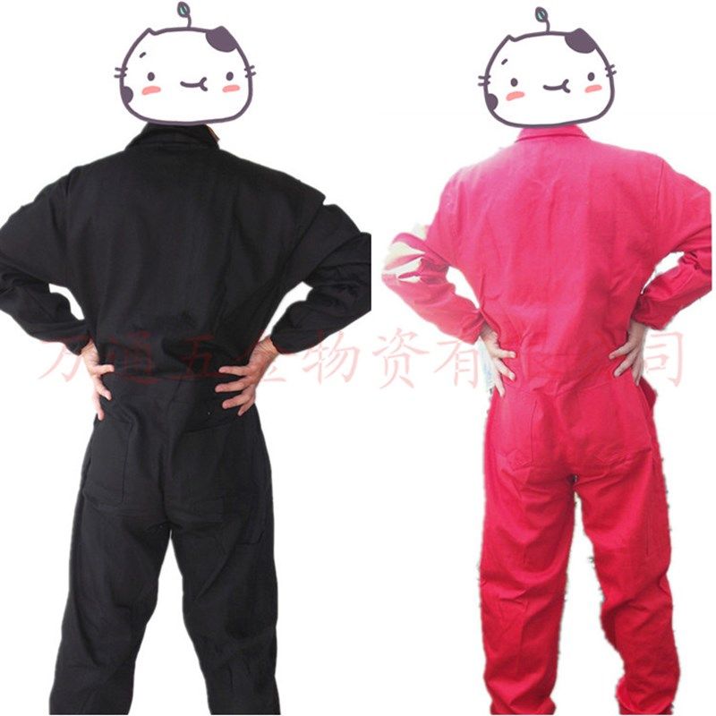 棉连体工作服男女普通防尘服劳保服汽修服喷漆服洁净服喷砂包邮
