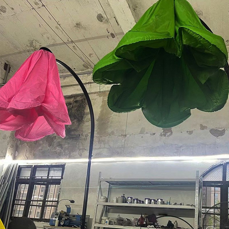 网红户外人体感应开花喇叭花景观灯创意广场公园景U区互动亮化路