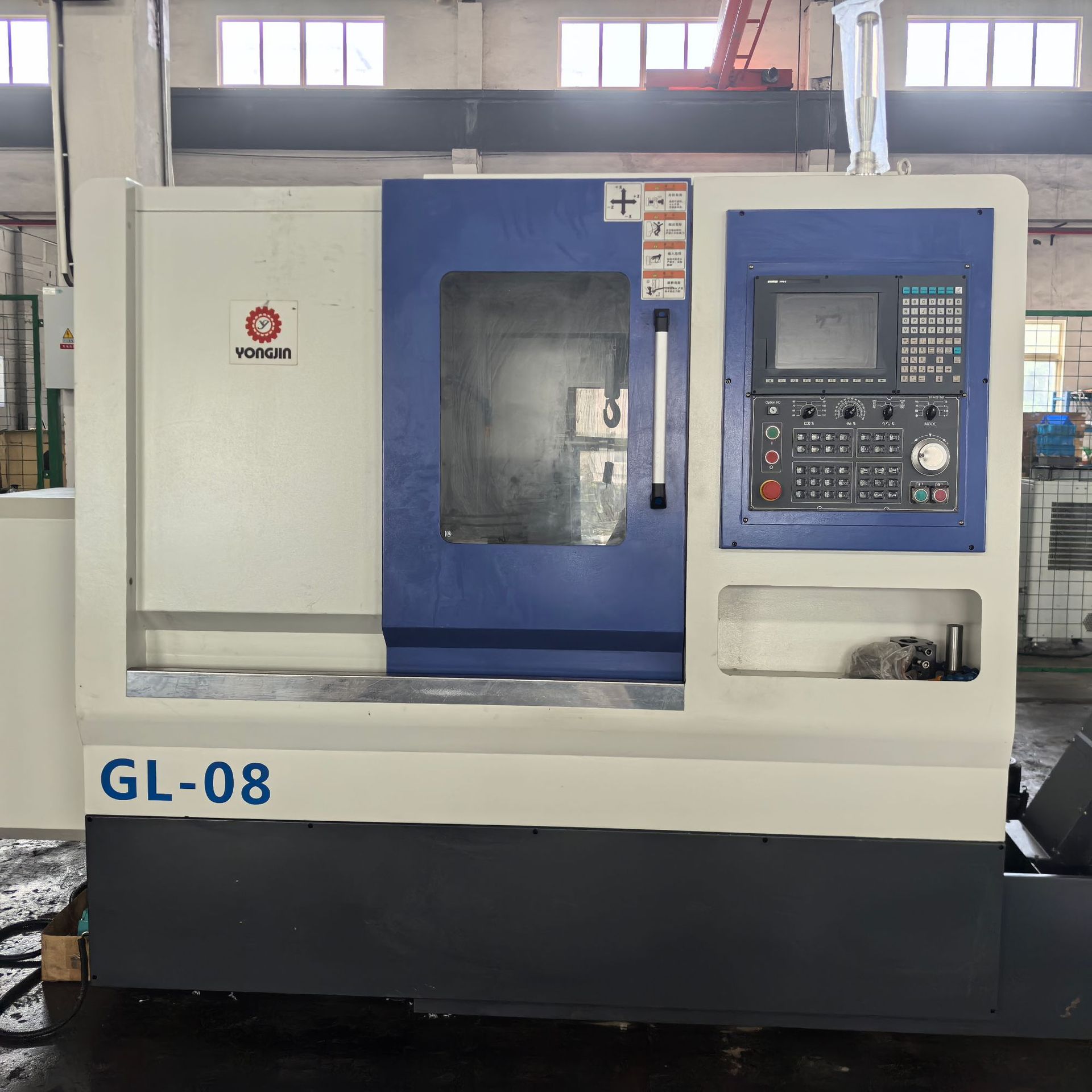 数控车床GL-08 8寸卡盘 加工长度300mm 液压尾座