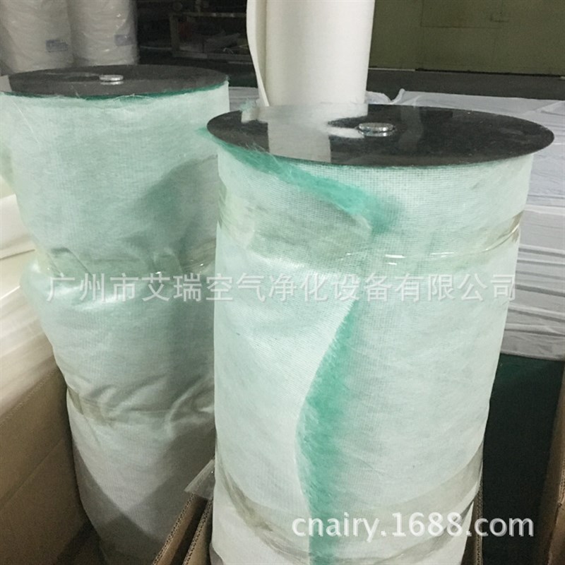 贴网卷帘过滤棉贴网地棉t漆雾过滤棉网面漆雾毡单面付网阻漆网