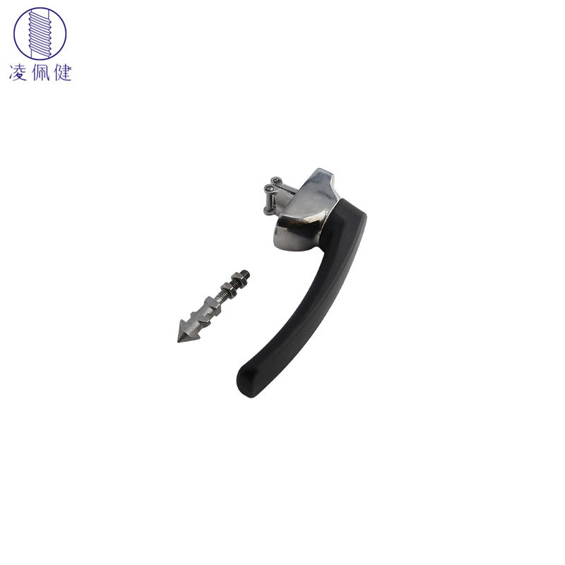 蒸烤箱门锁把手 蒸饭柜拉手 蒸饭车手柄厨具 设备把手五金配件