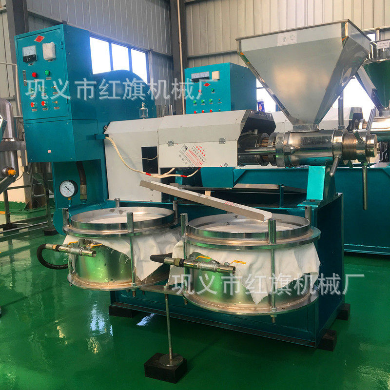 螺旋榨油机冷热双用70型螺旋榨油机商用全自动榨油设备