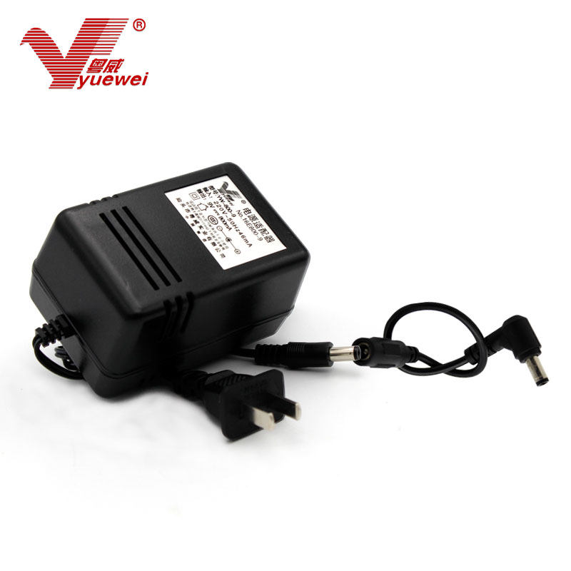 SY-E141-09700稳压电源适配器粤威DC9V800MA变压器双线9伏电源线