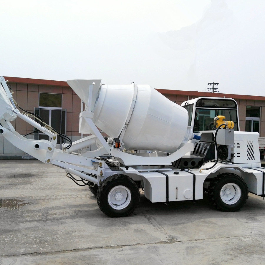 1.2方自上料搅拌车 搅拌叶片 搅拌机自动上料车 多方位卸料