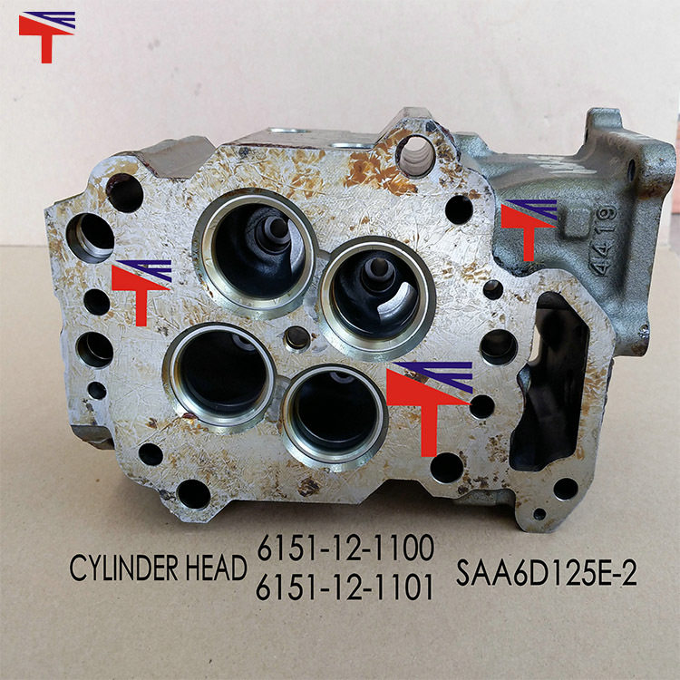 发动机配件 PC400-6 S6D125缸盖6151-12-1100 6151-12-1101
